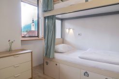 Comfortable and stylish bunk beds at Premium Hostel Kobarid